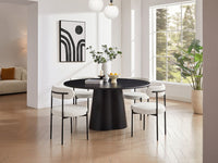 Sienna Dining Table in Black