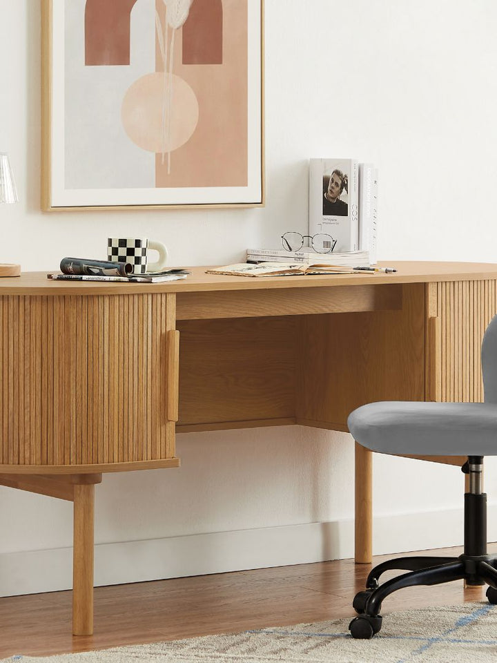 Nordic Curved Desk