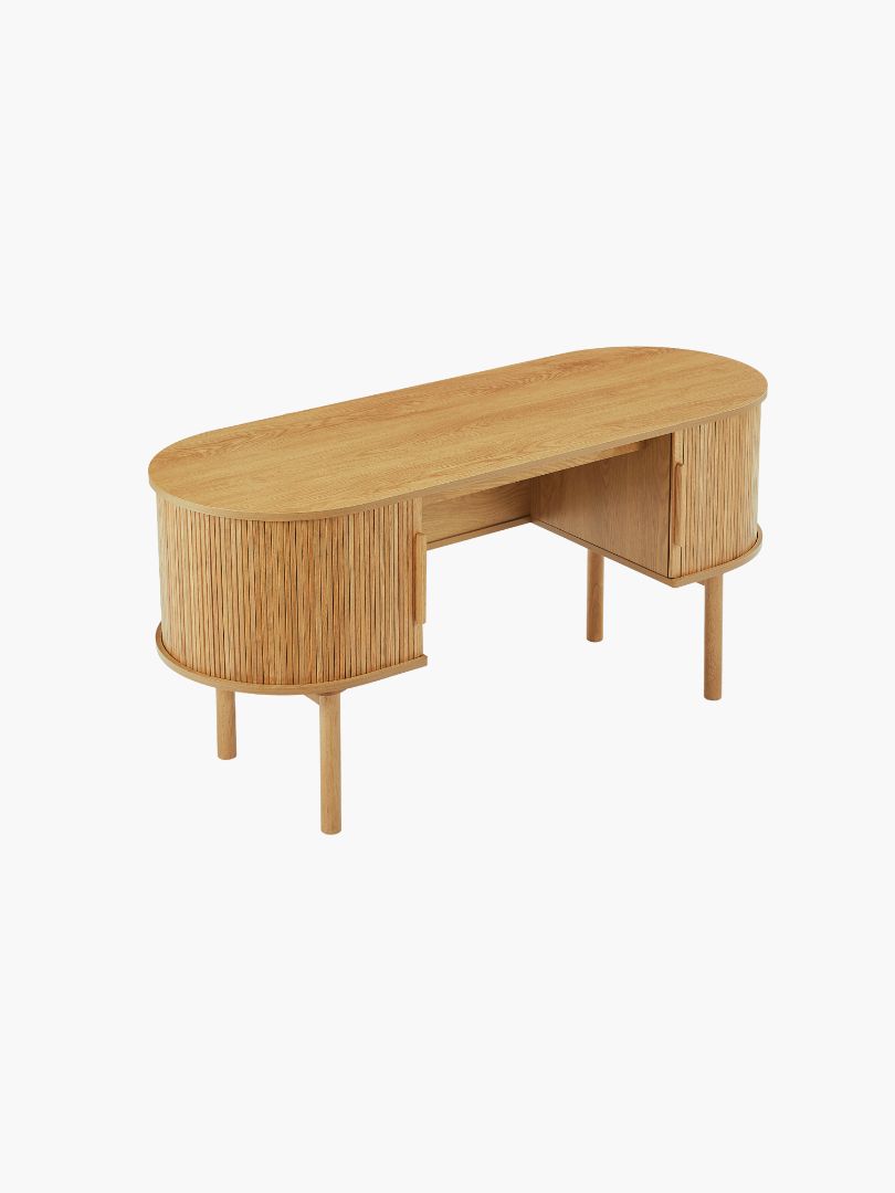 Nordic Curved Desk