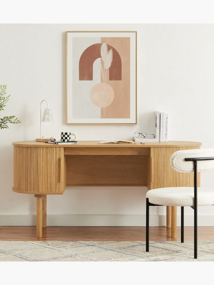 Nordic Curved Desk