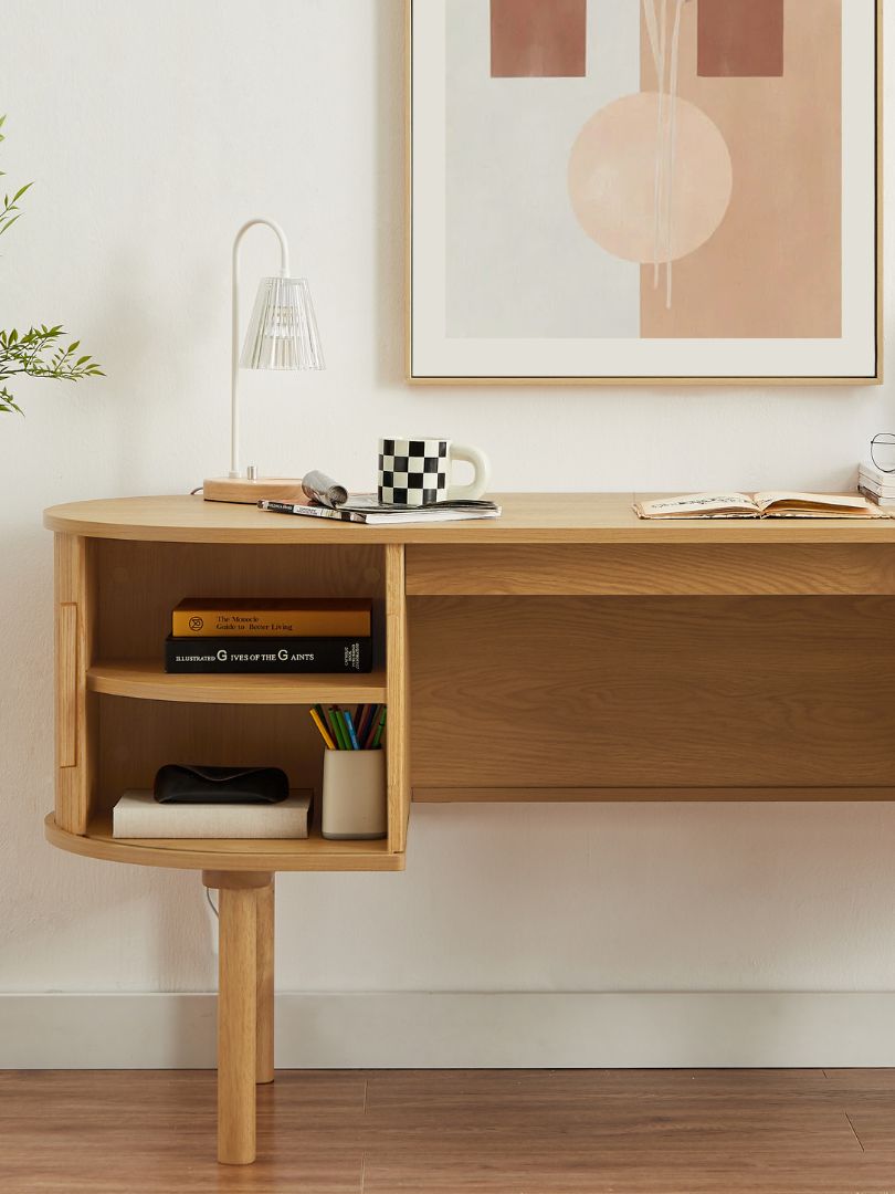 Nordic Curved Desk