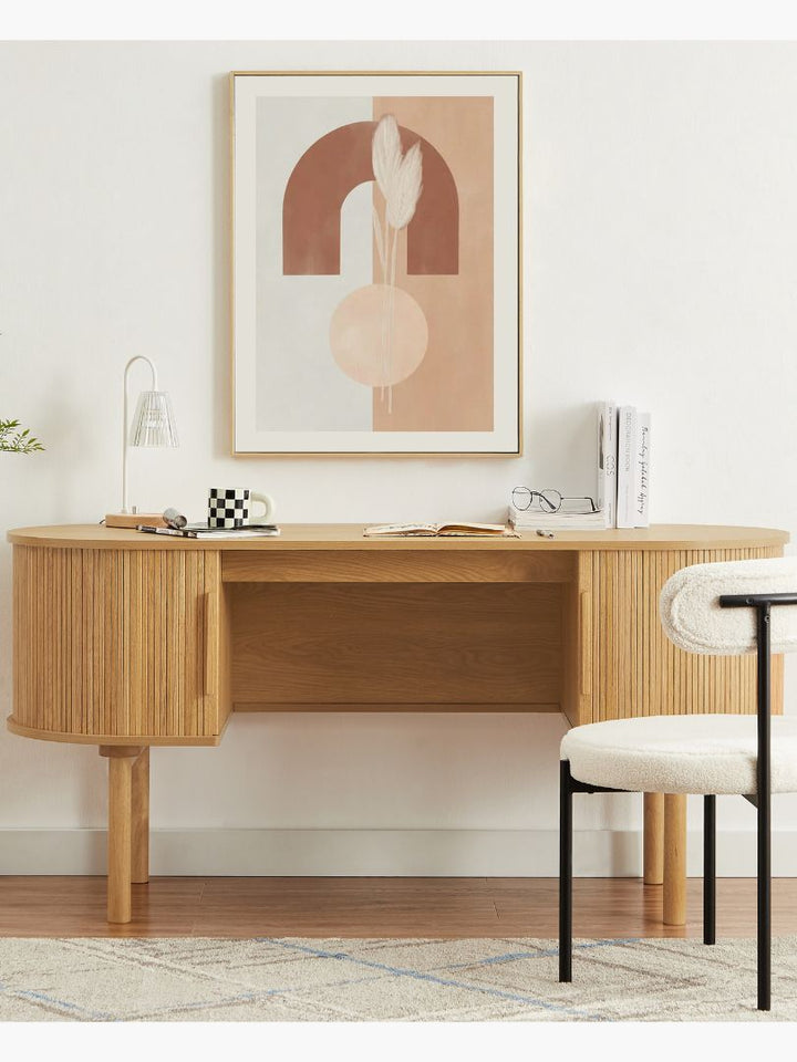 Nordic Curved Desk