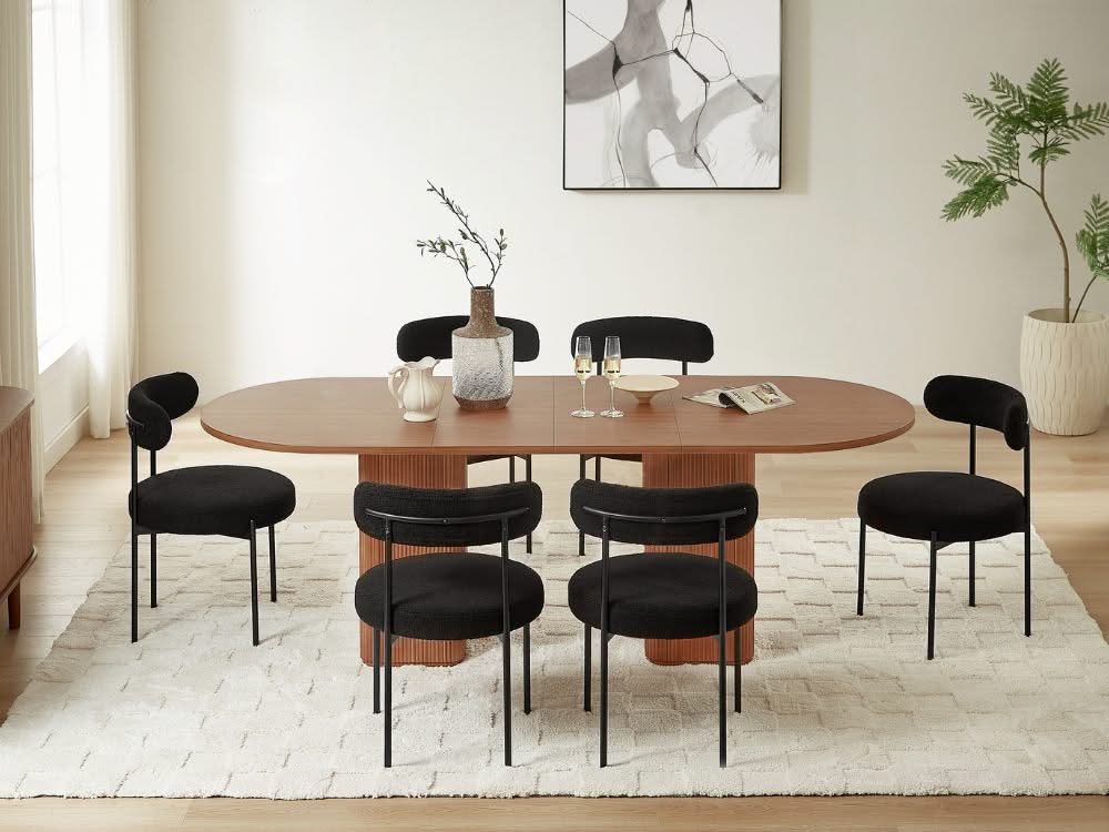 Tate Extendable Dining Table - Walnut