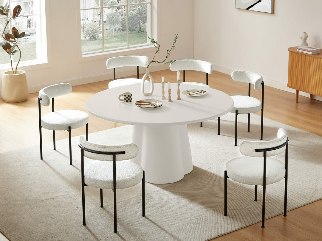 Sorrento Dining Table in White