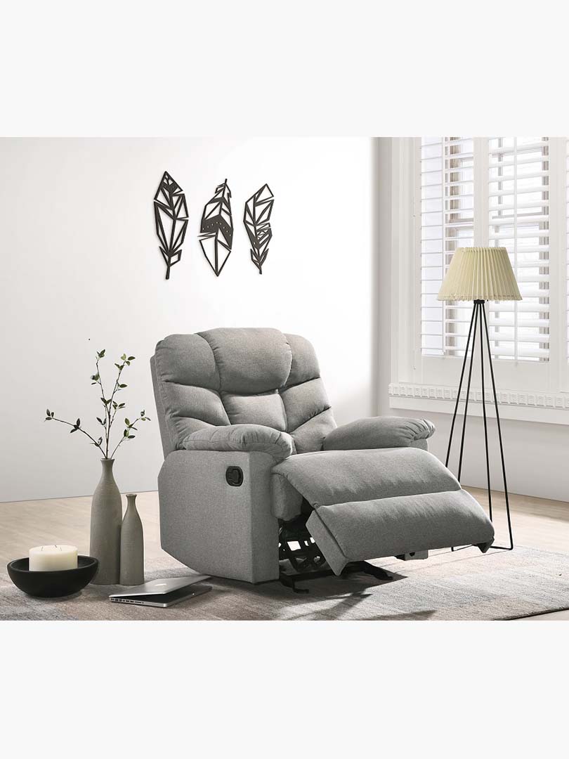 Fabby Fabric Recliner Rocking Chair