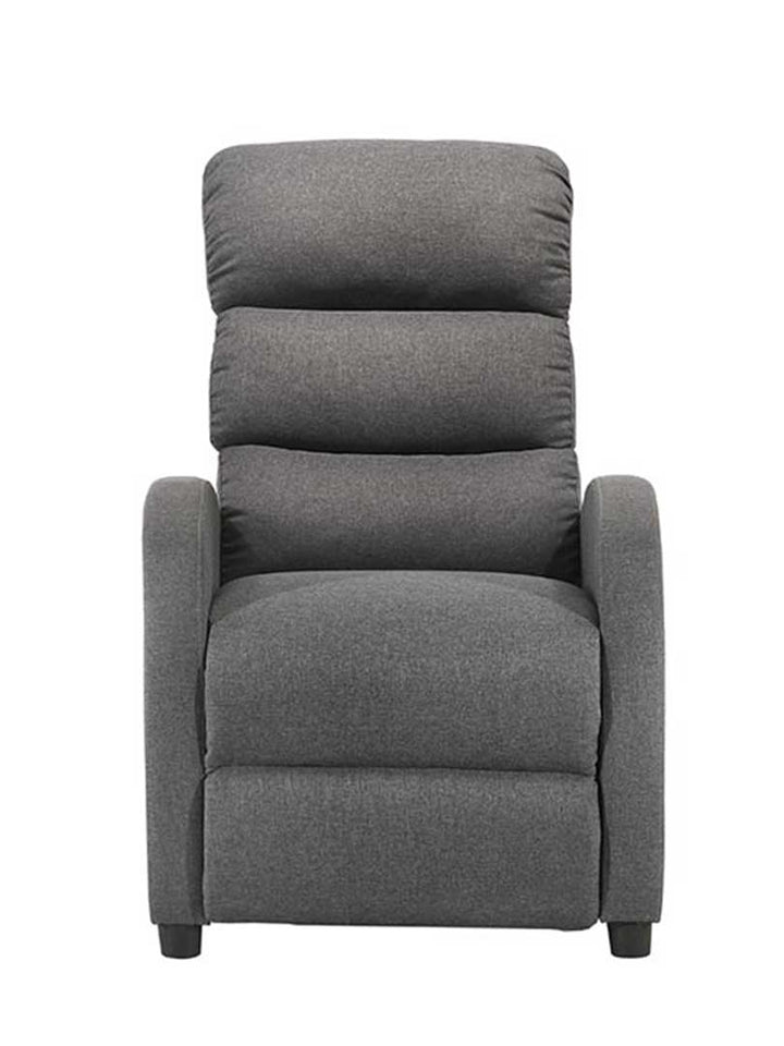 First Class Grey Fabric Recliner Chair