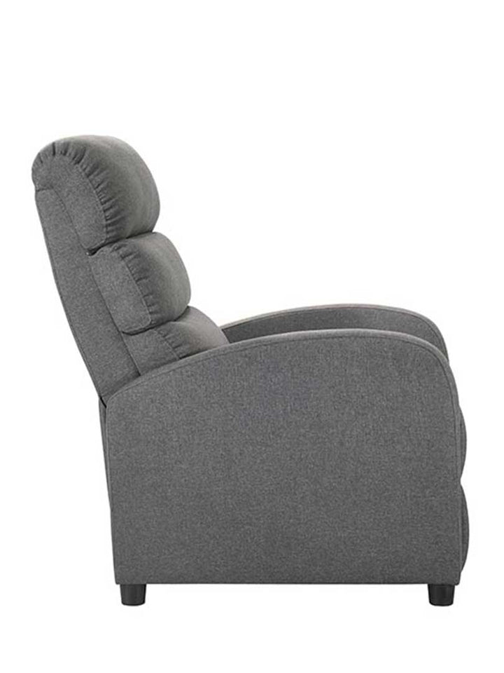 First Class Grey Fabric Recliner Chair