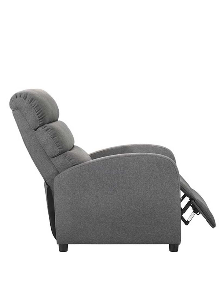 First Class Grey Fabric Recliner Chair