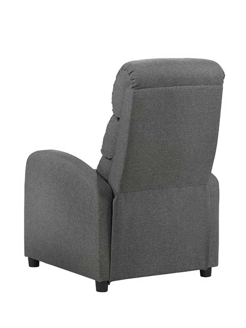 First Class Grey Fabric Recliner Chair