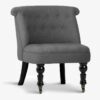 grey french armchair