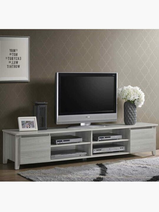 Buy Sven TV Unit 180CM White Oak Online Australia Furniture Living Room