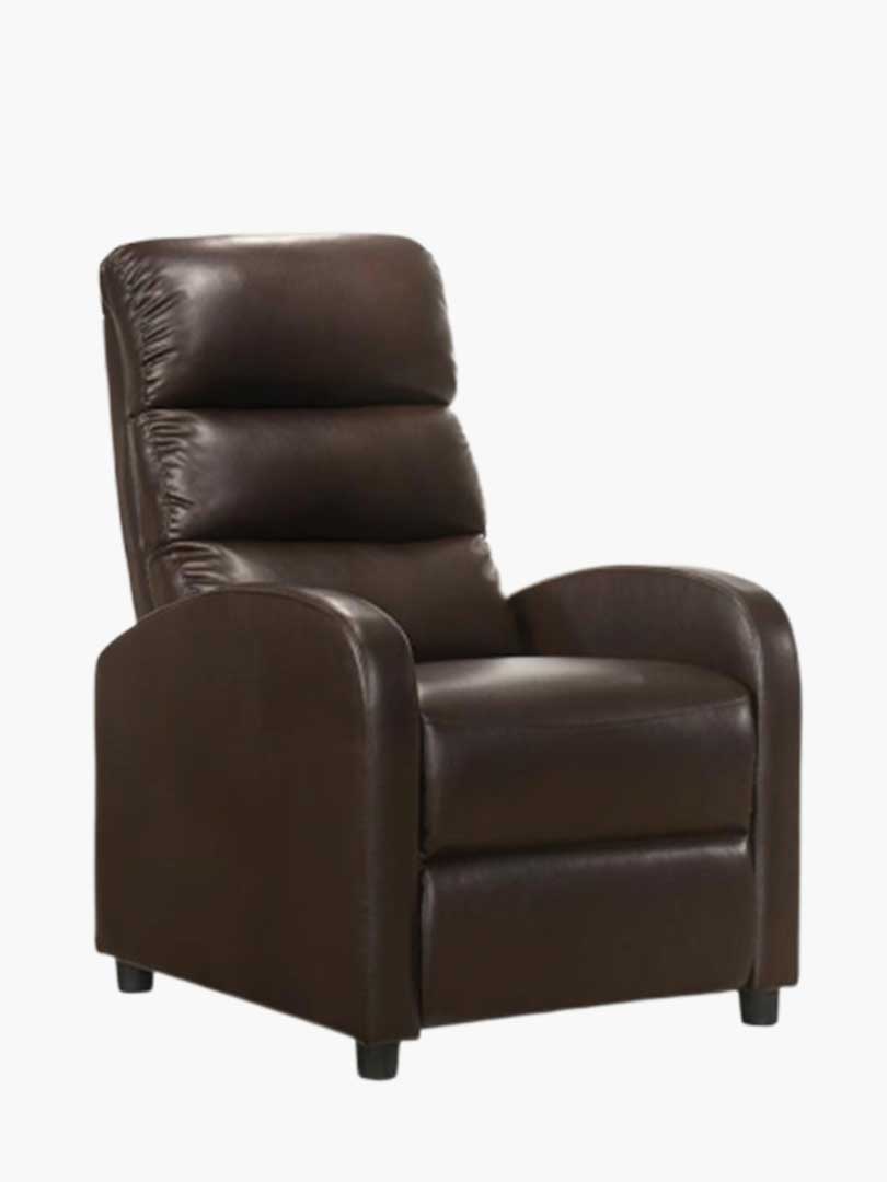 First Class Leather Recliner Chair, Club Chair Recliner Leather