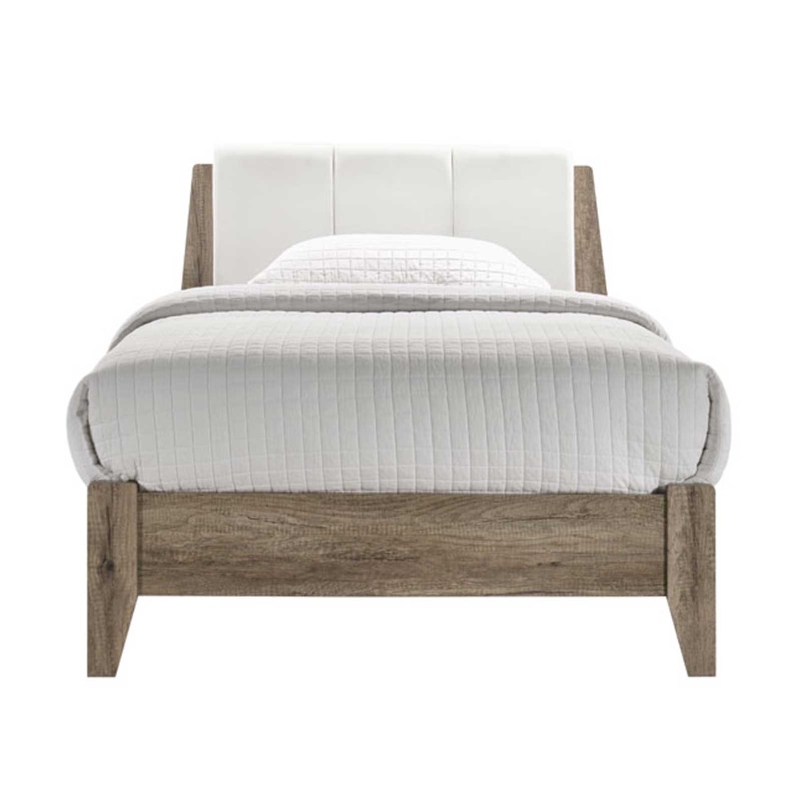 Nobu Wooden Bed Frame Australia, Wood And Leather Queen Headboard