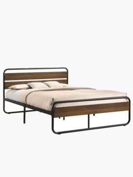Mosey Industrial Bed Frame with a classic yet trendy presence, comes in two sizes and strong base bed frame.