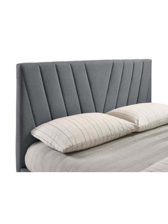 upholstery linen headboard in light grey