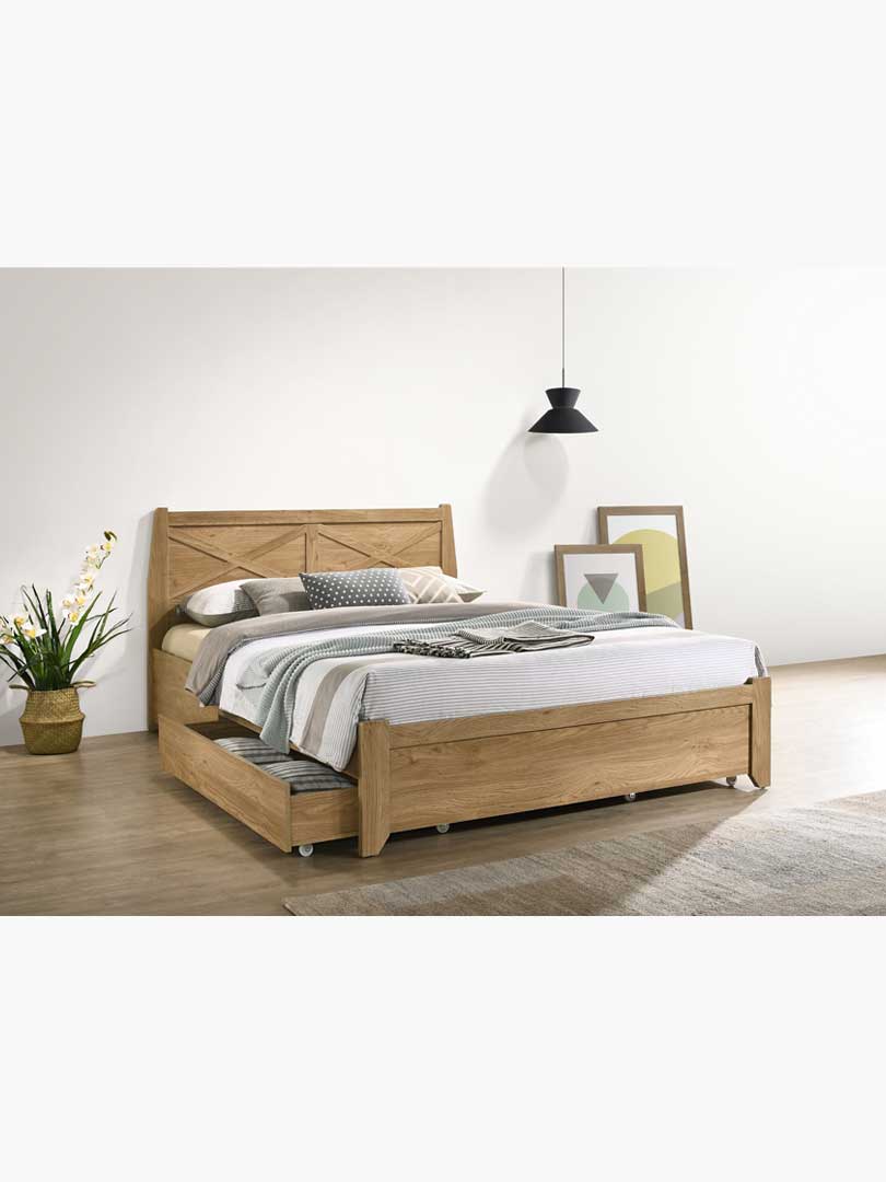 Mia Wooden Bed Frame With Storage, King Bed Frames With Storage Australia