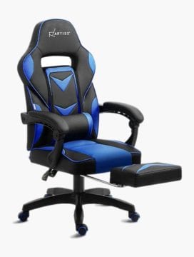 PU Leather Office Gaming Chair-blue