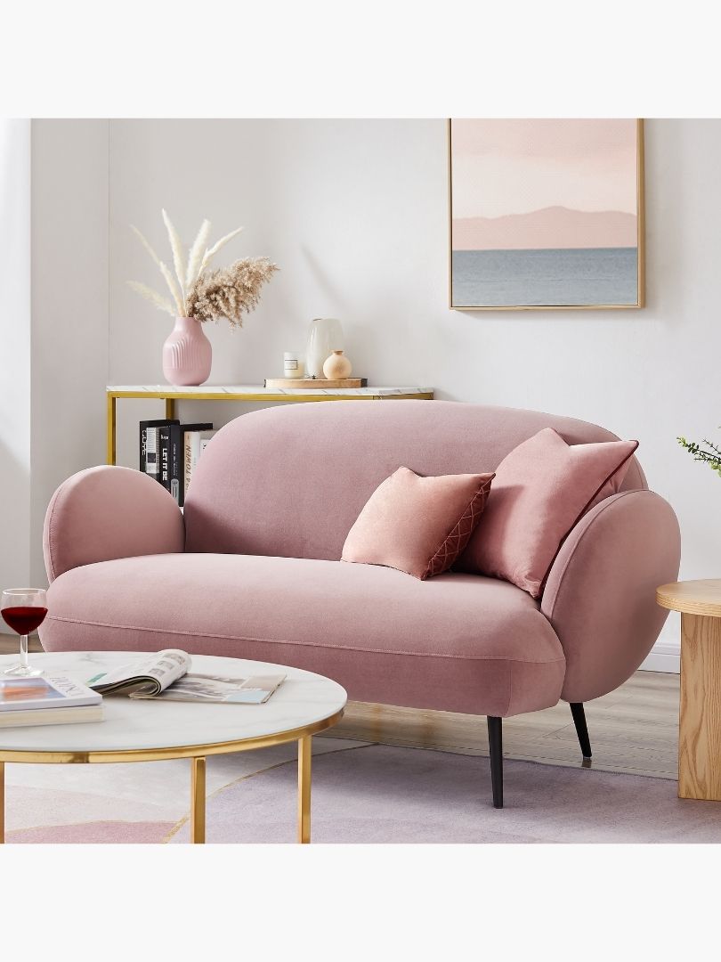 Buy Phoebe Rosa 2 Seater Velvet Sofa Online Australia